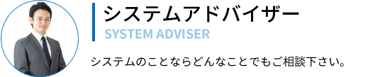システムアドバイザー